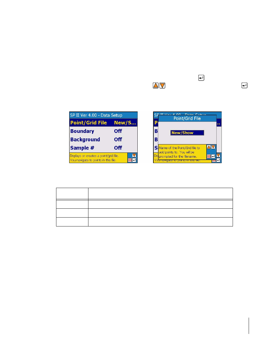 Point/grid file | TeeJet SmartPad II User Guide User Manual | Page 153 / 204