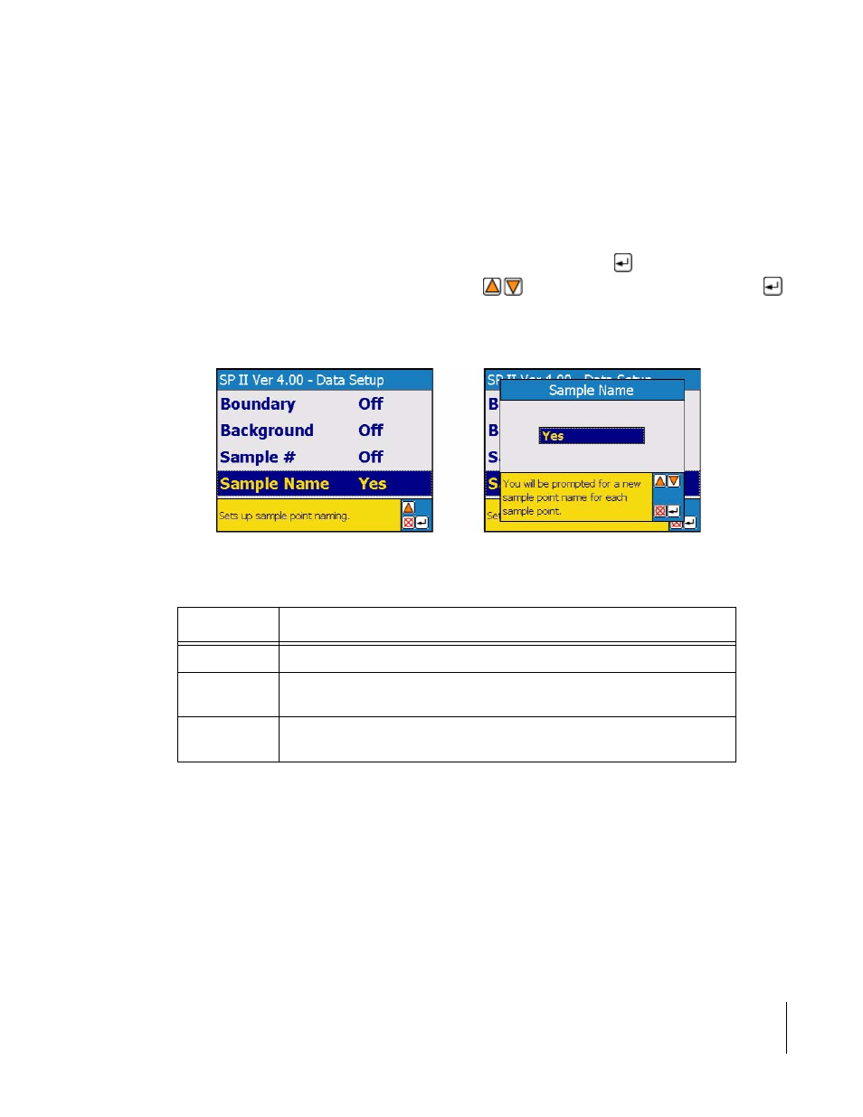 Sample name | TeeJet SmartPad II User Guide User Manual | Page 157 / 204