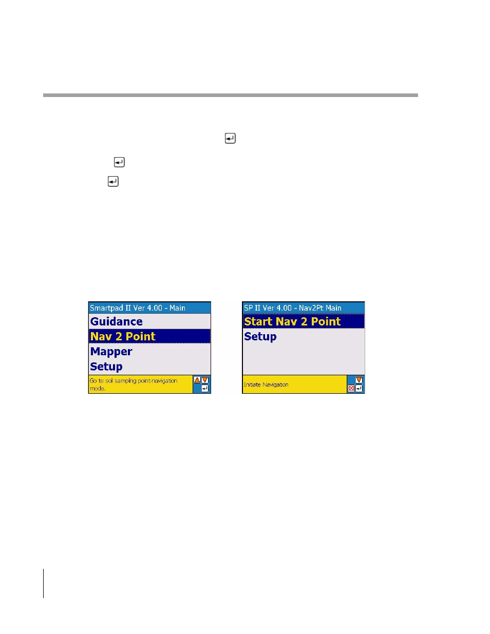 About nav 2 point real-time navigation | TeeJet SmartPad II User Guide User Manual | Page 158 / 204
