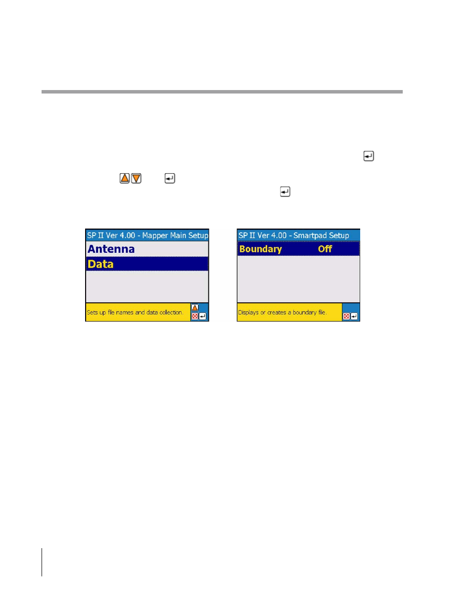 Data setup | TeeJet SmartPad II User Guide User Manual | Page 182 / 204
