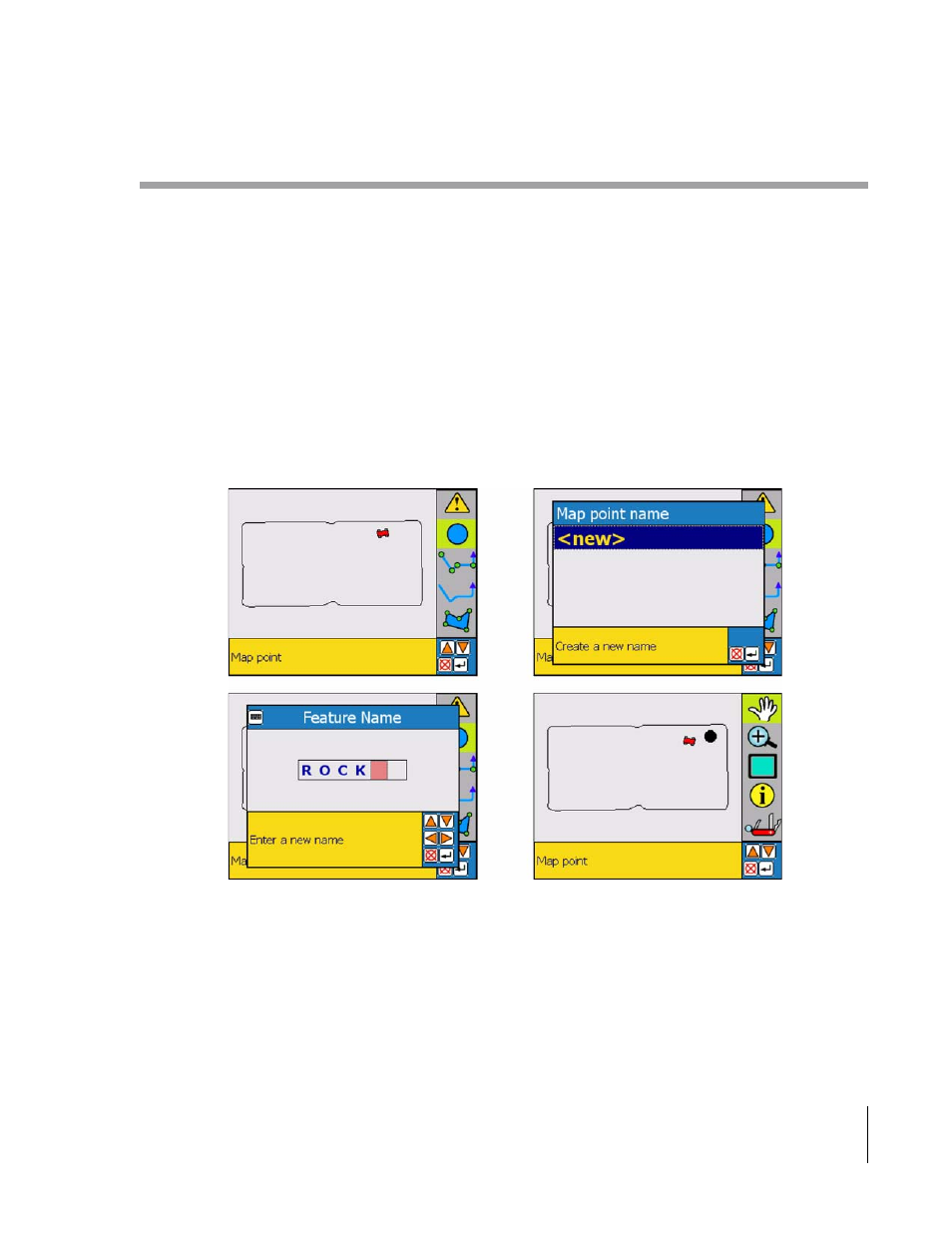 Mapping points and hazards, Marking a point | TeeJet SmartPad II User Guide User Manual | Page 195 / 204