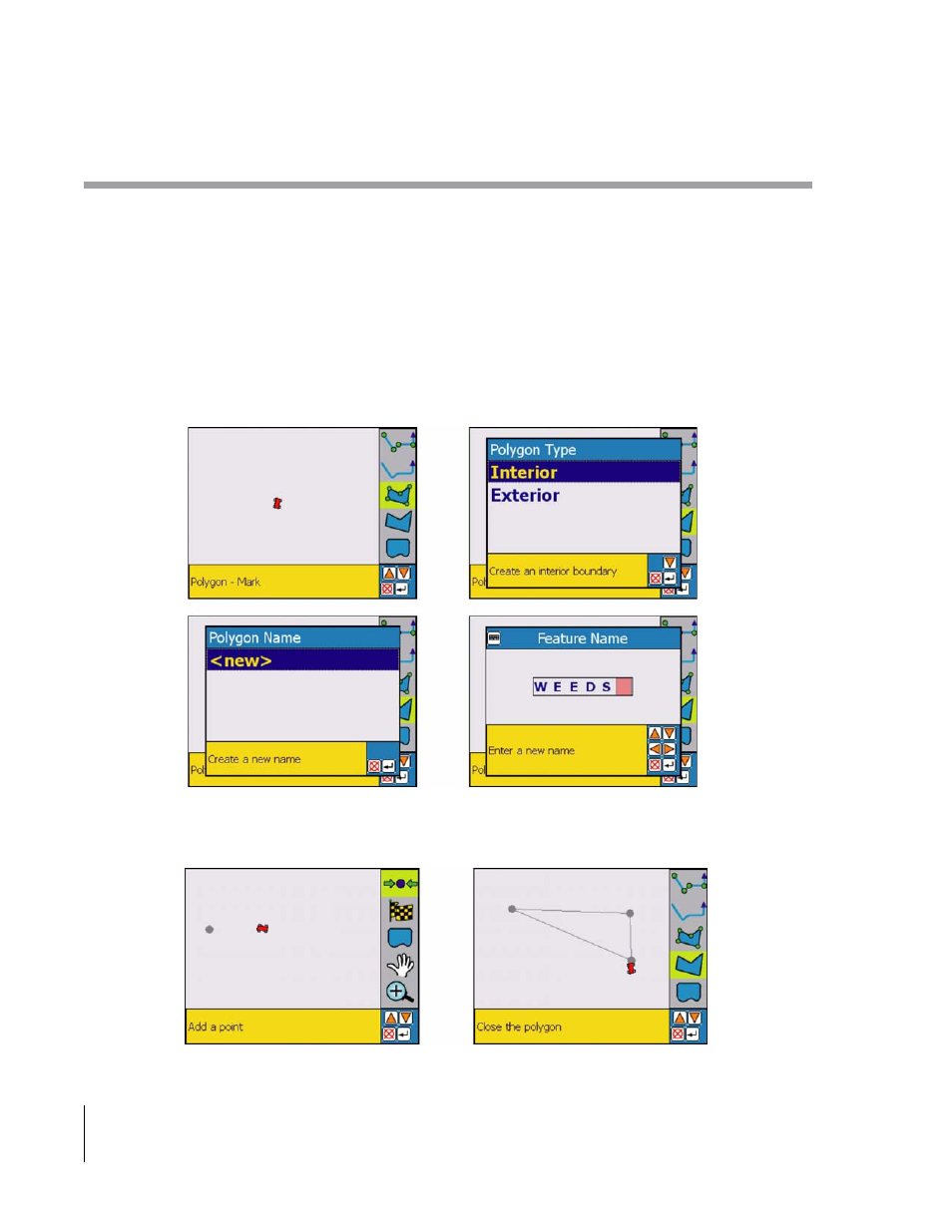 The polygon mark mode | TeeJet SmartPad II User Guide User Manual | Page 200 / 204