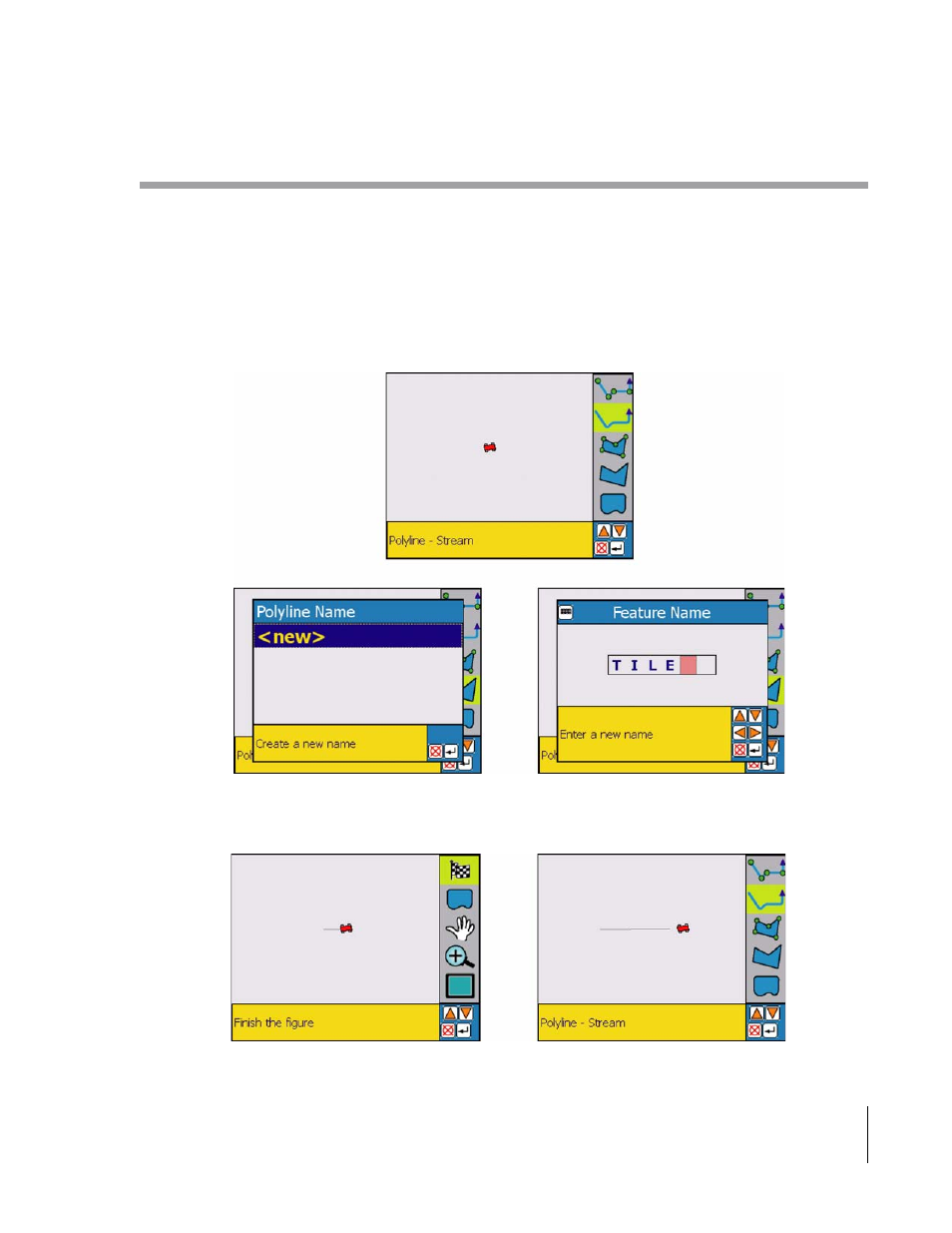 The polyline stream mode | TeeJet SmartPad II User Guide User Manual | Page 201 / 204