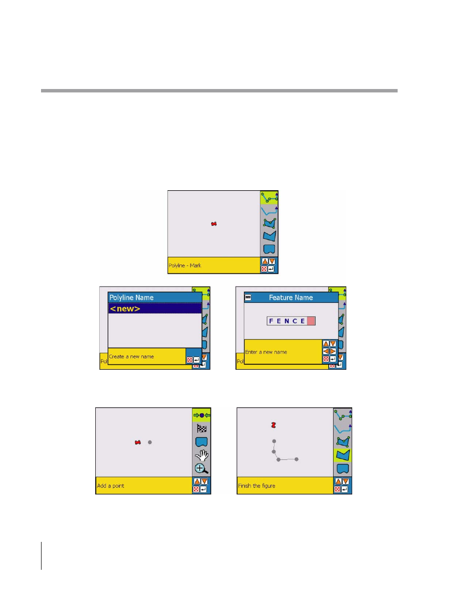The polyline mark mode | TeeJet SmartPad II User Guide User Manual | Page 202 / 204