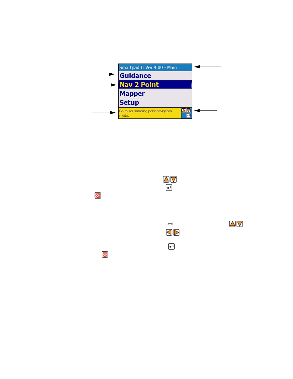 Dialog boxes, Figure 2-2 sho, In figure 2-2 | N figure 2-2 in, N in figure 2-2 becau | TeeJet SmartPad II User Guide User Manual | Page 27 / 204