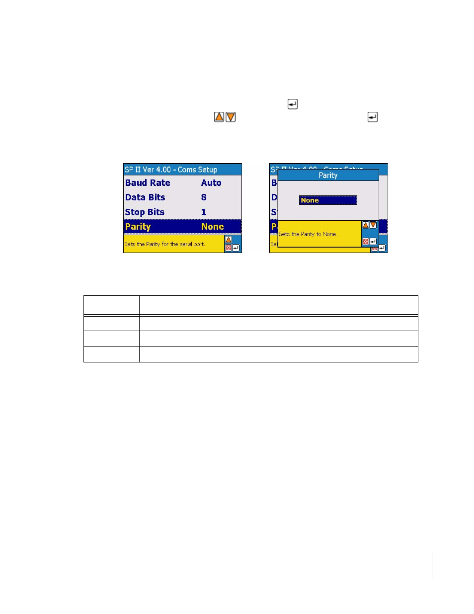 Port parity | TeeJet SmartPad II User Guide User Manual | Page 37 / 204