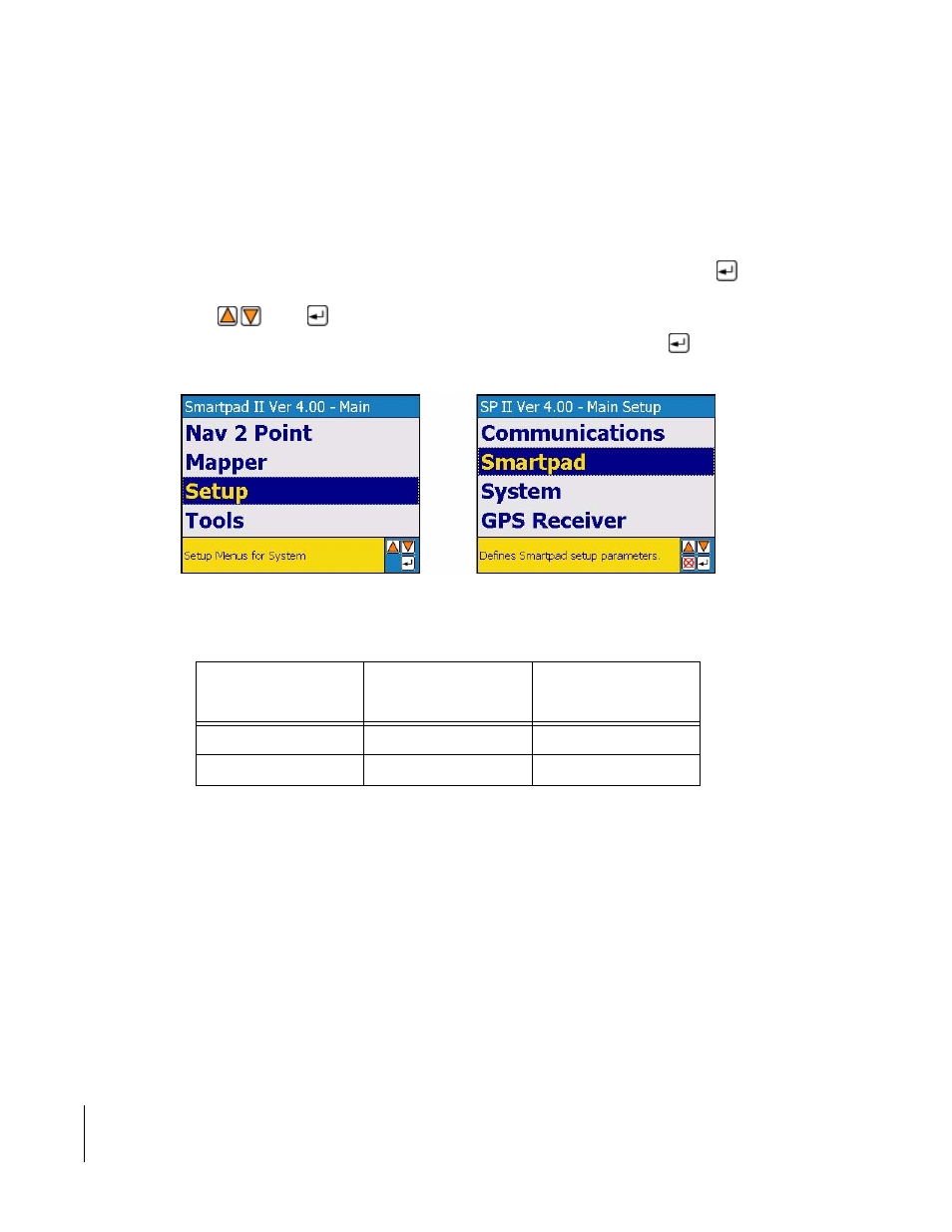 Smartpad ii setup | TeeJet SmartPad II User Guide User Manual | Page 38 / 204