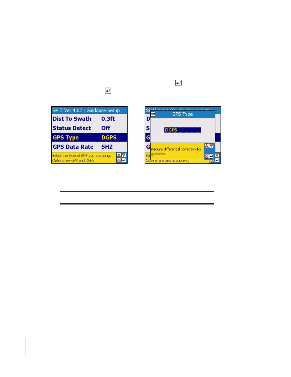 Gps type | TeeJet SmartPad II User Guide User Manual | Page 66 / 204