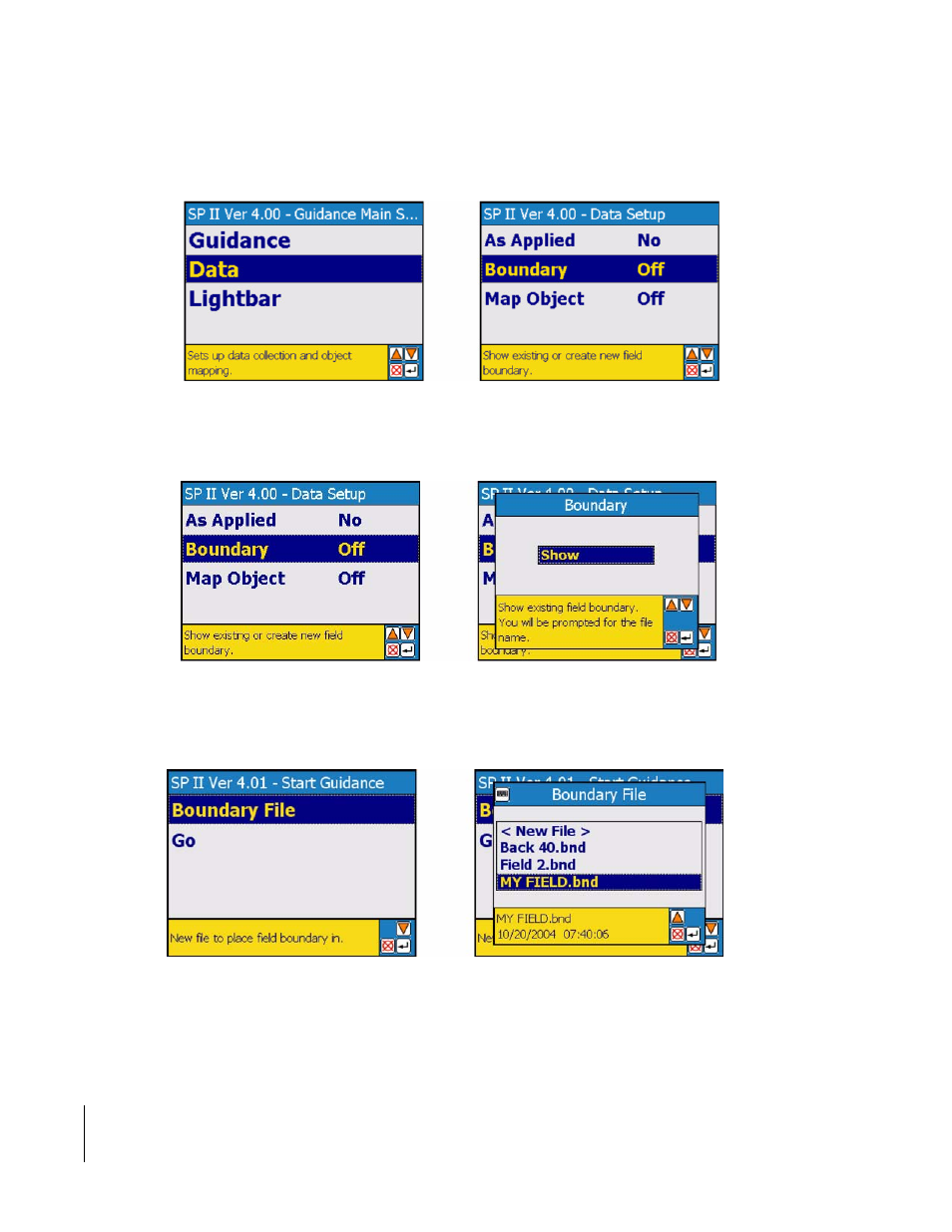 Figure 3, 26, th, Box, figure 3-27. th | See figure 3-28 (left, X. figure 3-28 sho | TeeJet SmartPad II User Guide User Manual | Page 76 / 204
