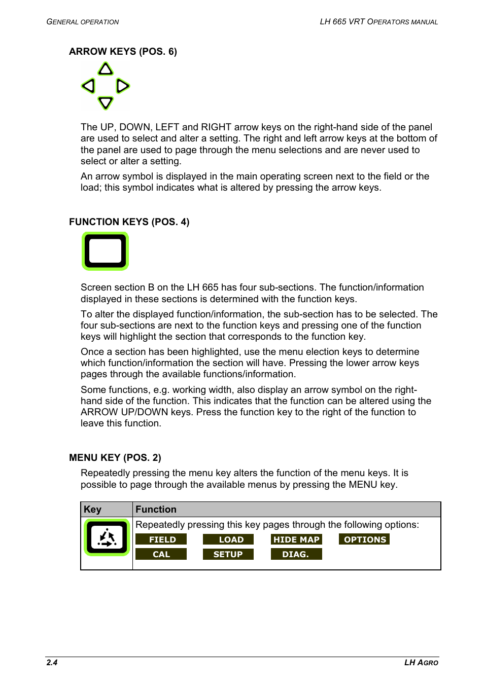 TeeJet LH665 VRT User Manual | Page 14 / 72