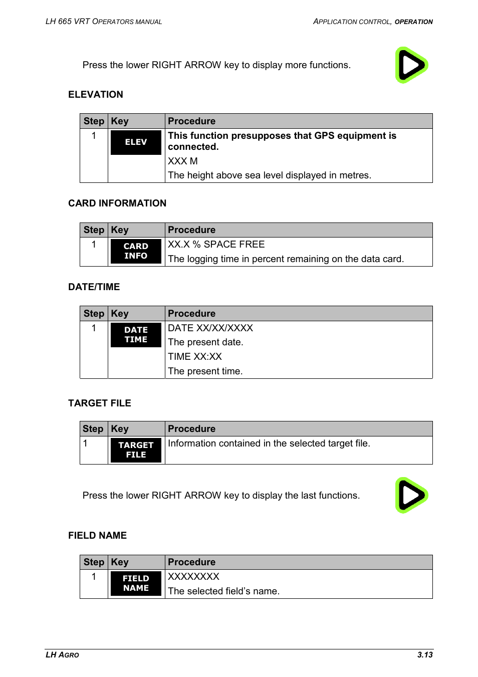 TeeJet LH665 VRT User Manual | Page 29 / 72