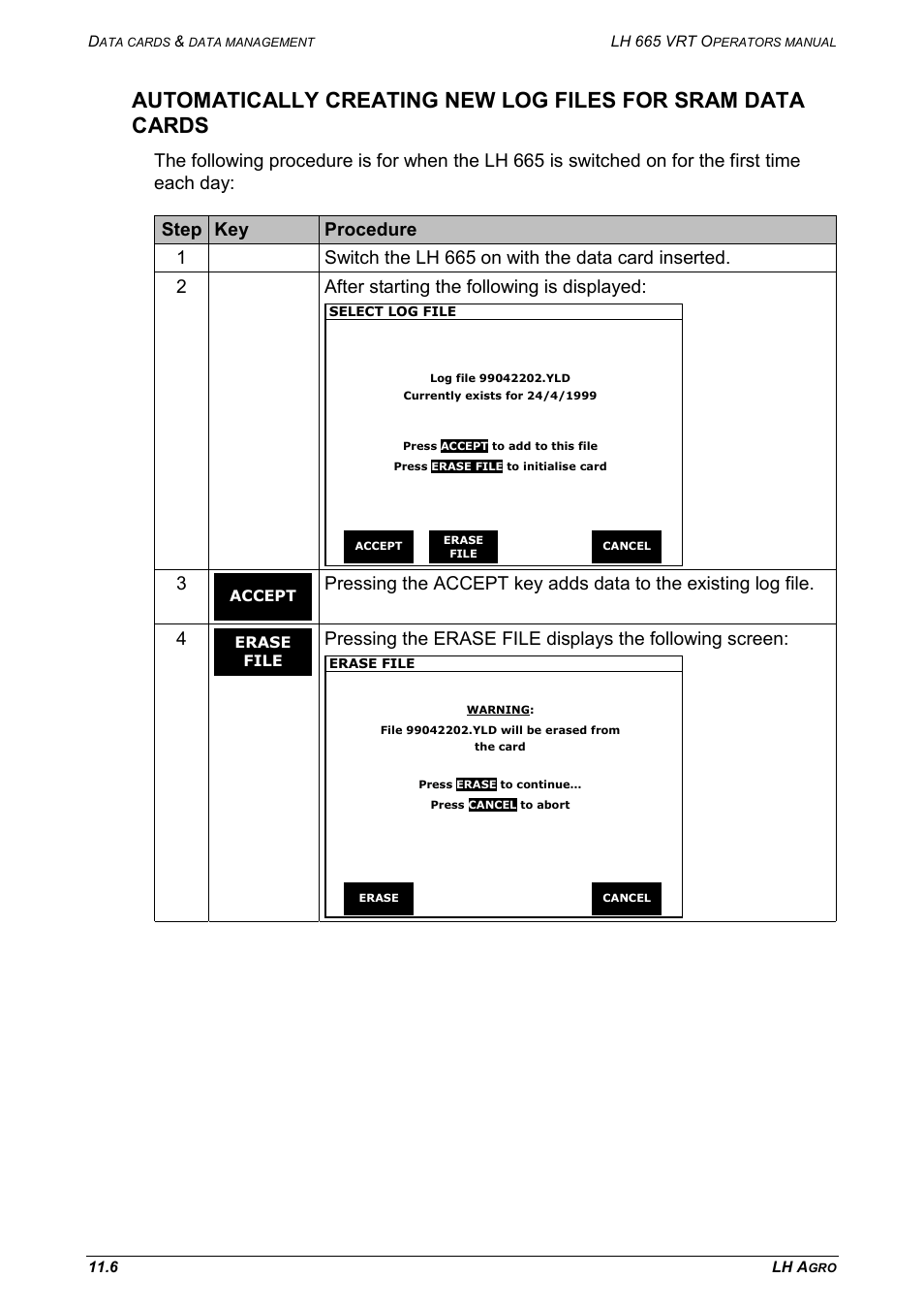 TeeJet LH665 VRT User Manual | Page 62 / 72