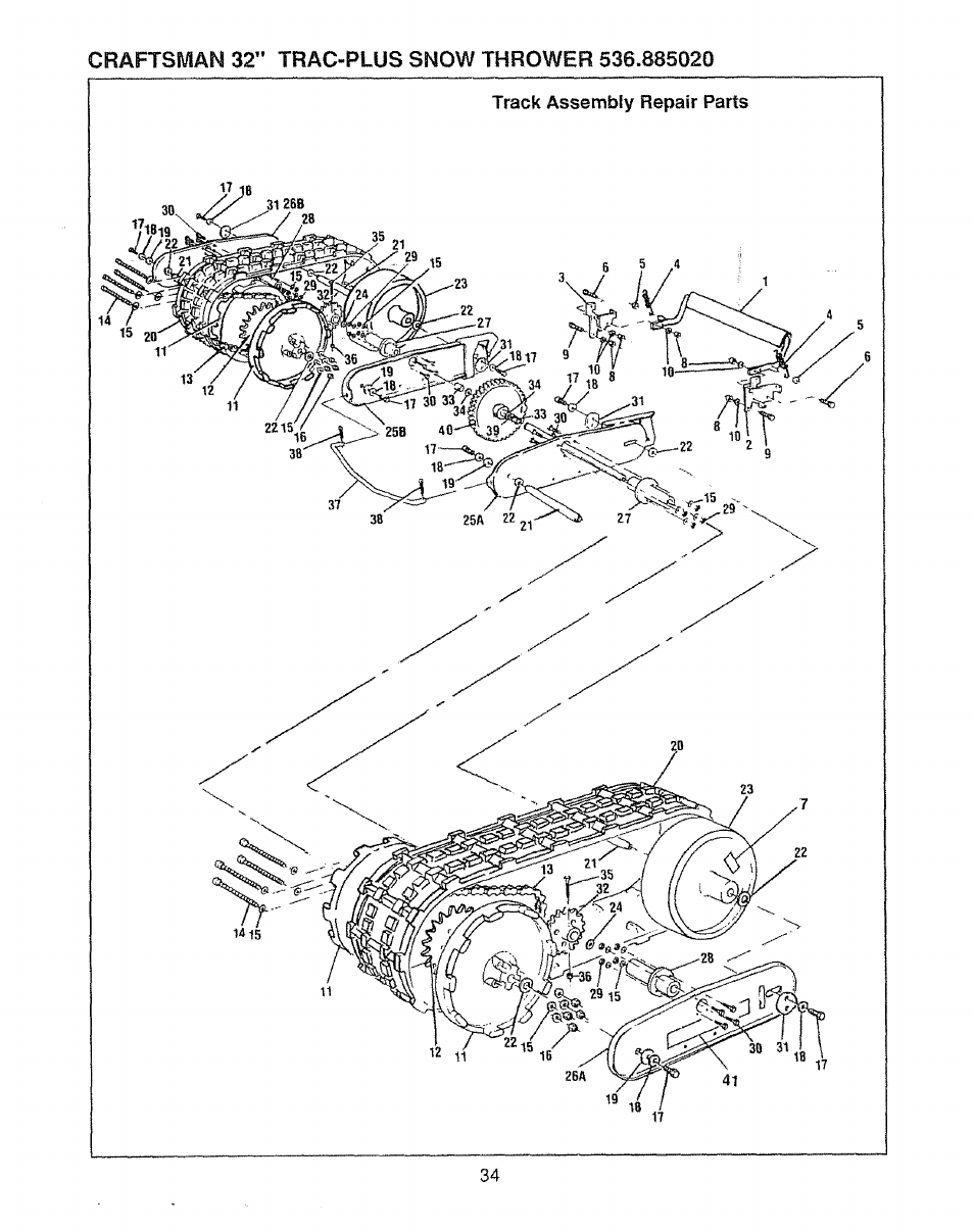 Craftsman 536.885020 User Manual | Page 34 / 44