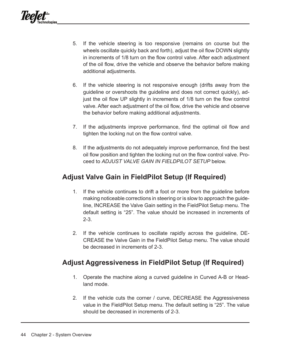TeeJet Legacy 6000 Manual User Manual | Page 49 / 159
