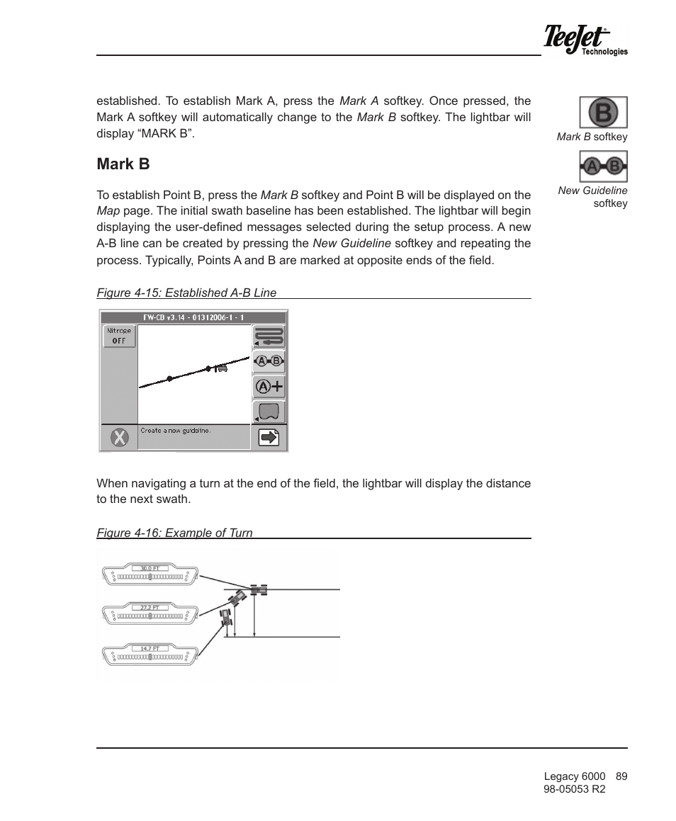 Mark b | TeeJet Legacy 6000 Manual User Manual | Page 94 / 159