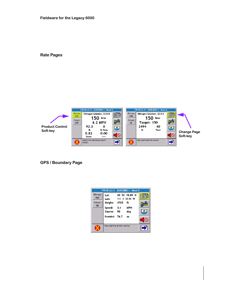 Information pages | TeeJet Legacy 6000 CAN Guide User Manual | Page 117 / 194