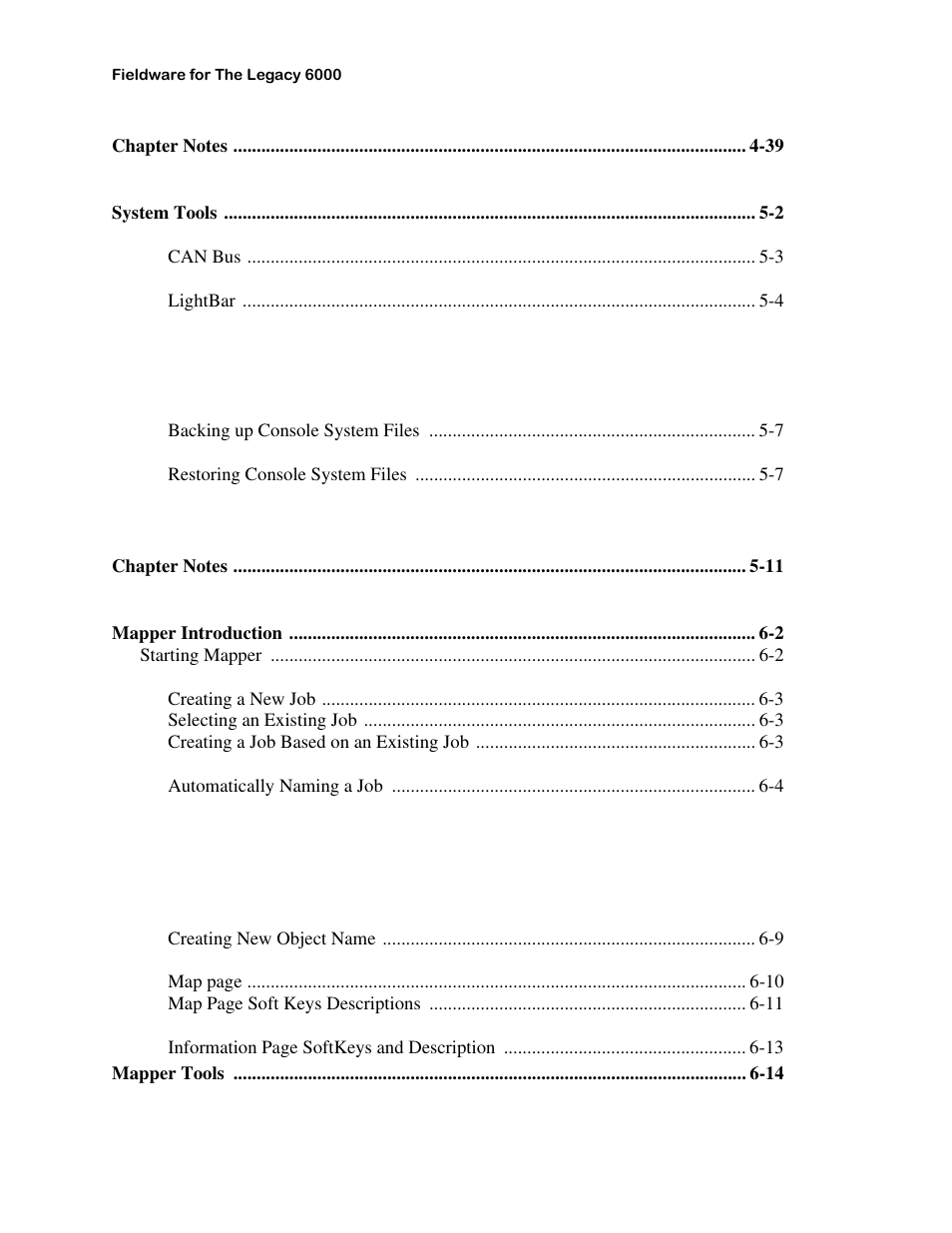 TeeJet Legacy 6000 CAN Guide User Manual | Page 8 / 194