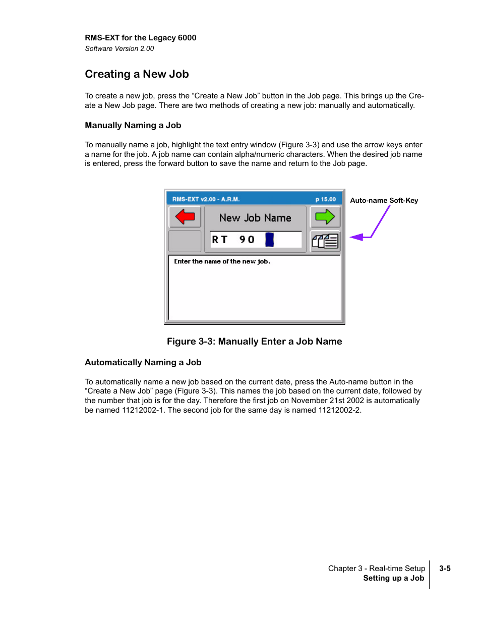 Creating a new job | TeeJet Legacy 6000 RMS_EXT User Guide User Manual | Page 37 / 86
