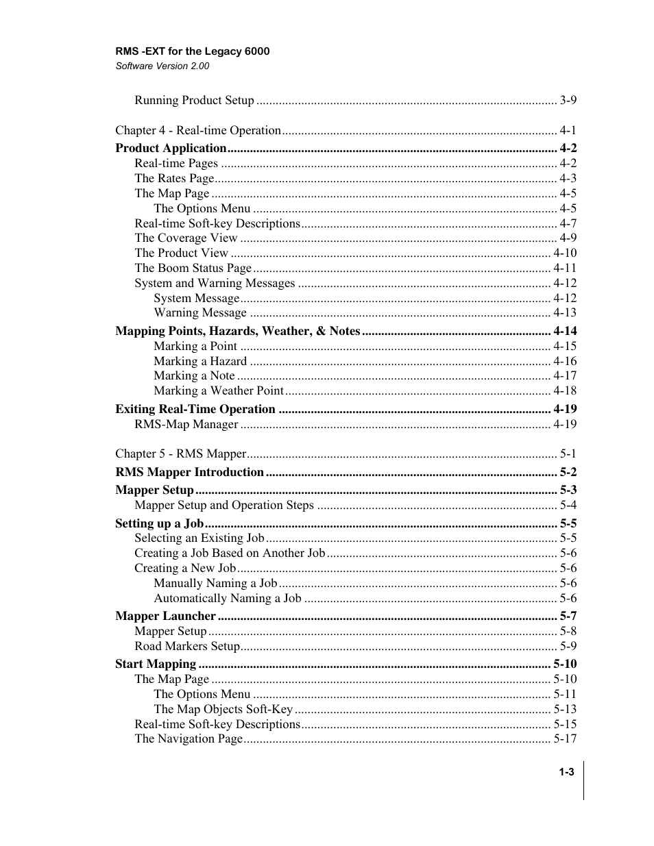 TeeJet Legacy 6000 RMS_EXT User Guide User Manual | Page 5 / 86