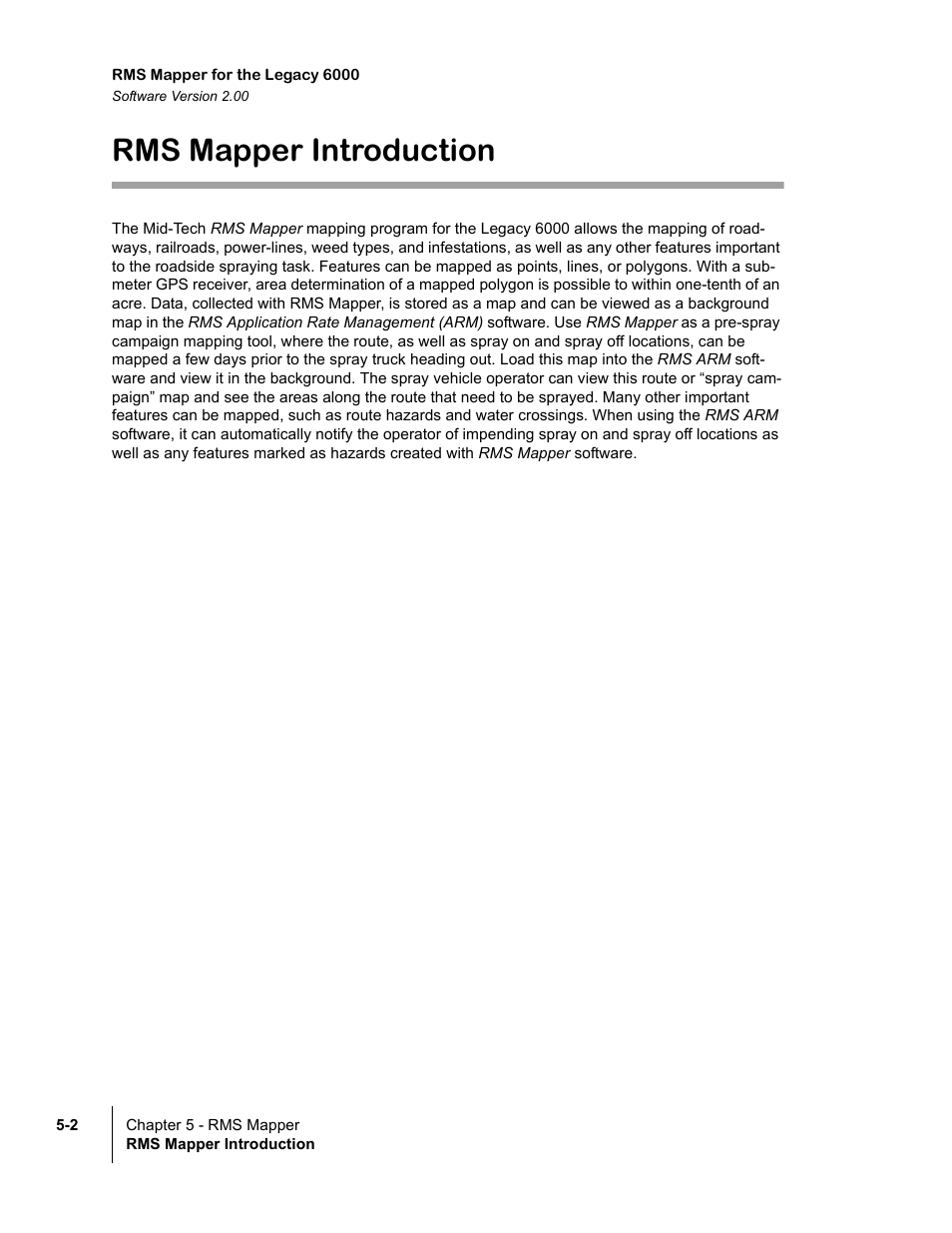 Rms mapper introduction | TeeJet Legacy 6000 RMS_EXT User Guide User Manual | Page 66 / 86