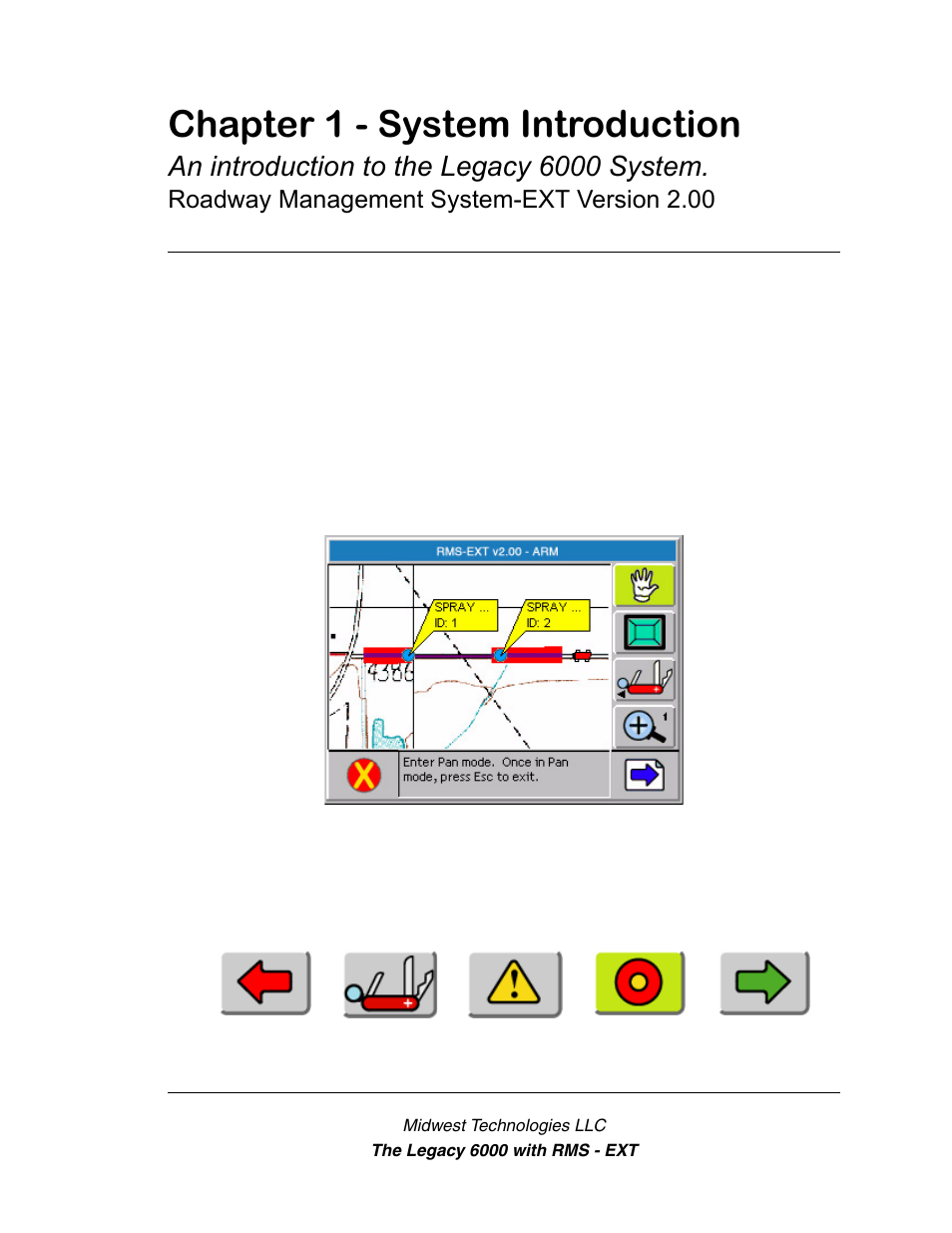 Chapter 1 - system introduction | TeeJet Legacy 6000 RMS_EXT User Guide User Manual | Page 7 / 86