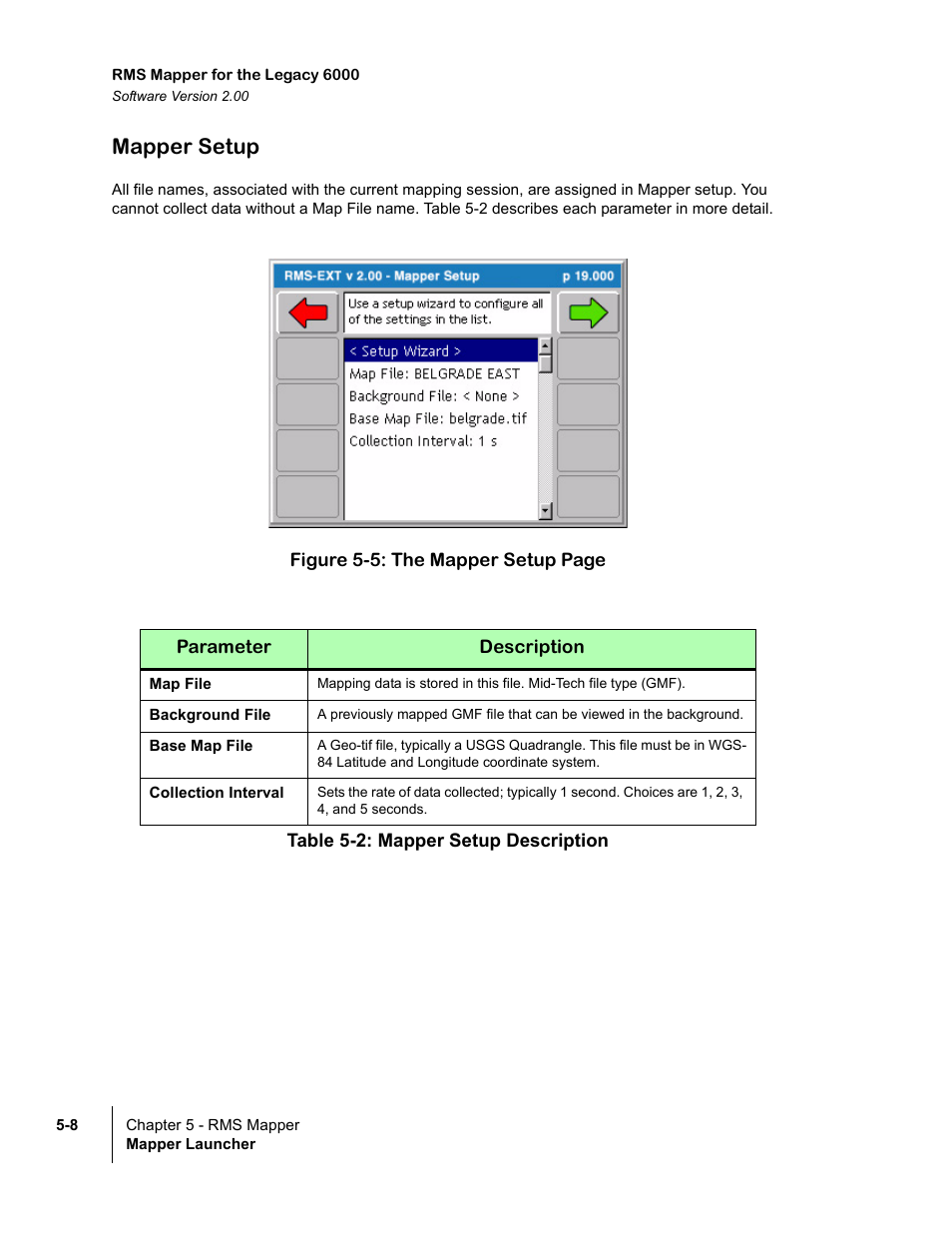 Mapper setup | TeeJet Legacy 6000 RMS_EXT User Guide User Manual | Page 72 / 86
