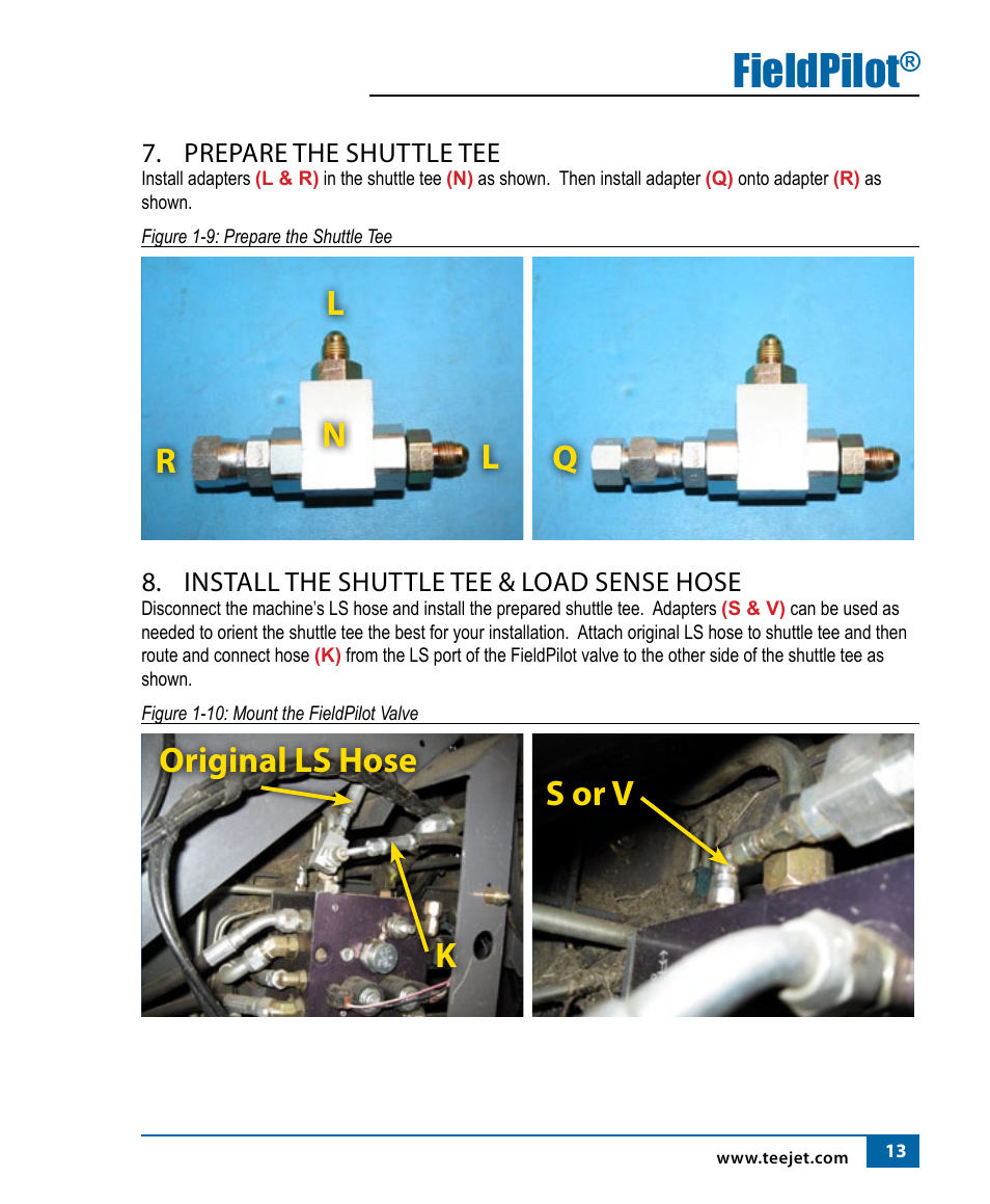 Fieldpilot | TeeJet FieldPilot Install AGCO GLNRA756-A856 MF9x95 CHNGR670B-680B User Manual | Page 15 / 20