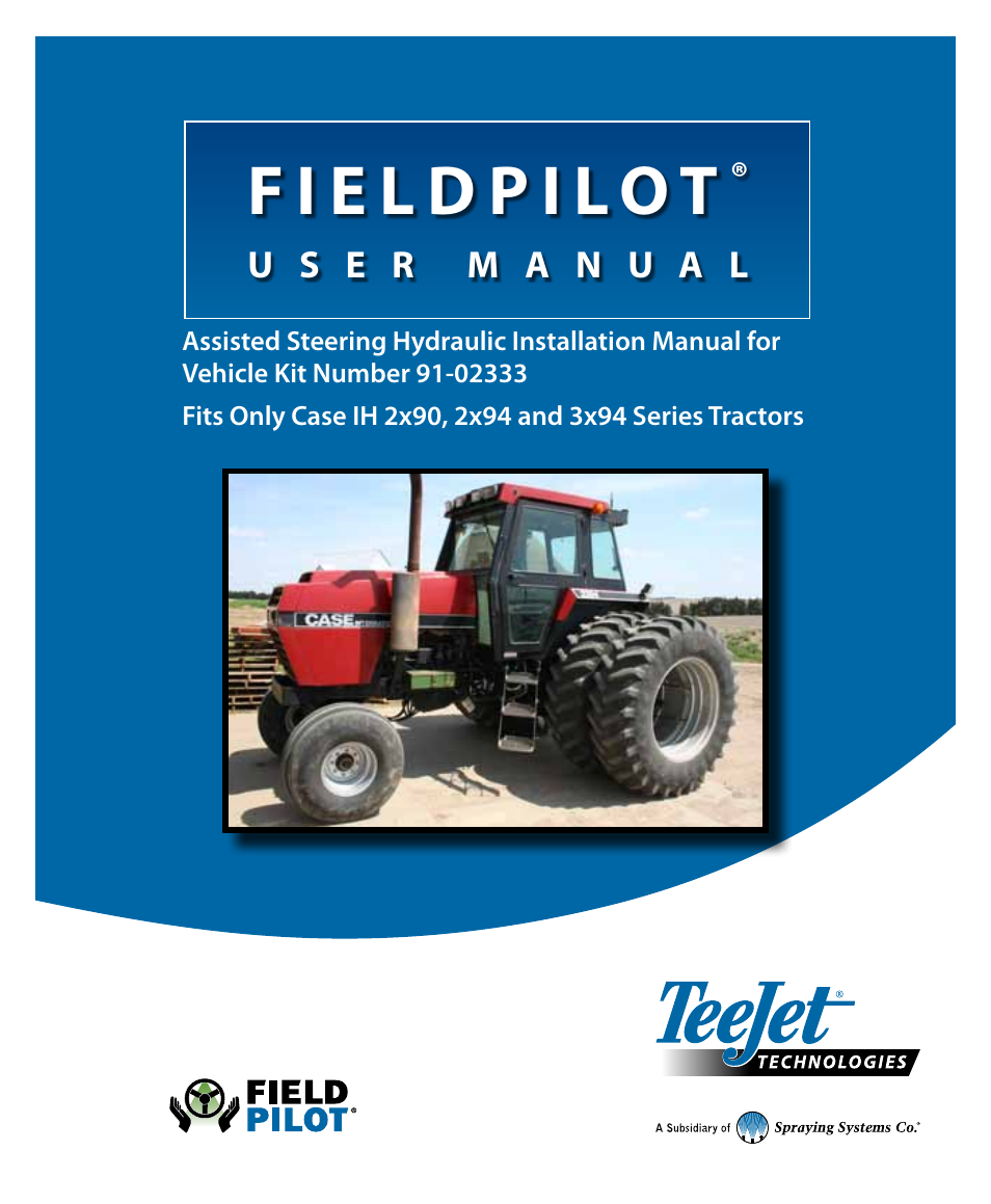 TeeJet FieldPilot Install Case IH 2x90, 2x94, 3x94 User Manual | 24 pages