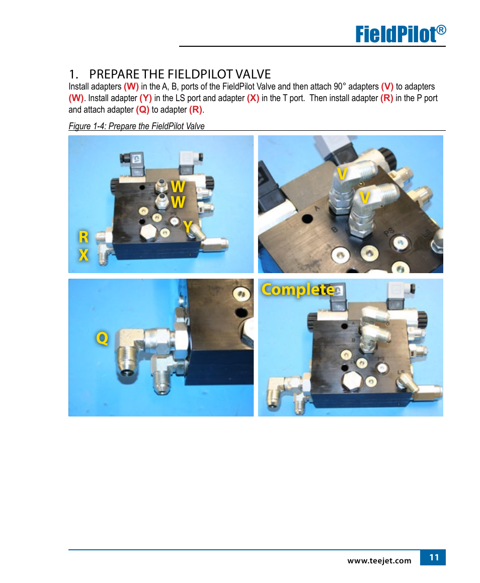 Fieldpilot | TeeJet FieldPilot Install Case IH 9150-9250-9330-9350 User Manual | Page 13 / 24