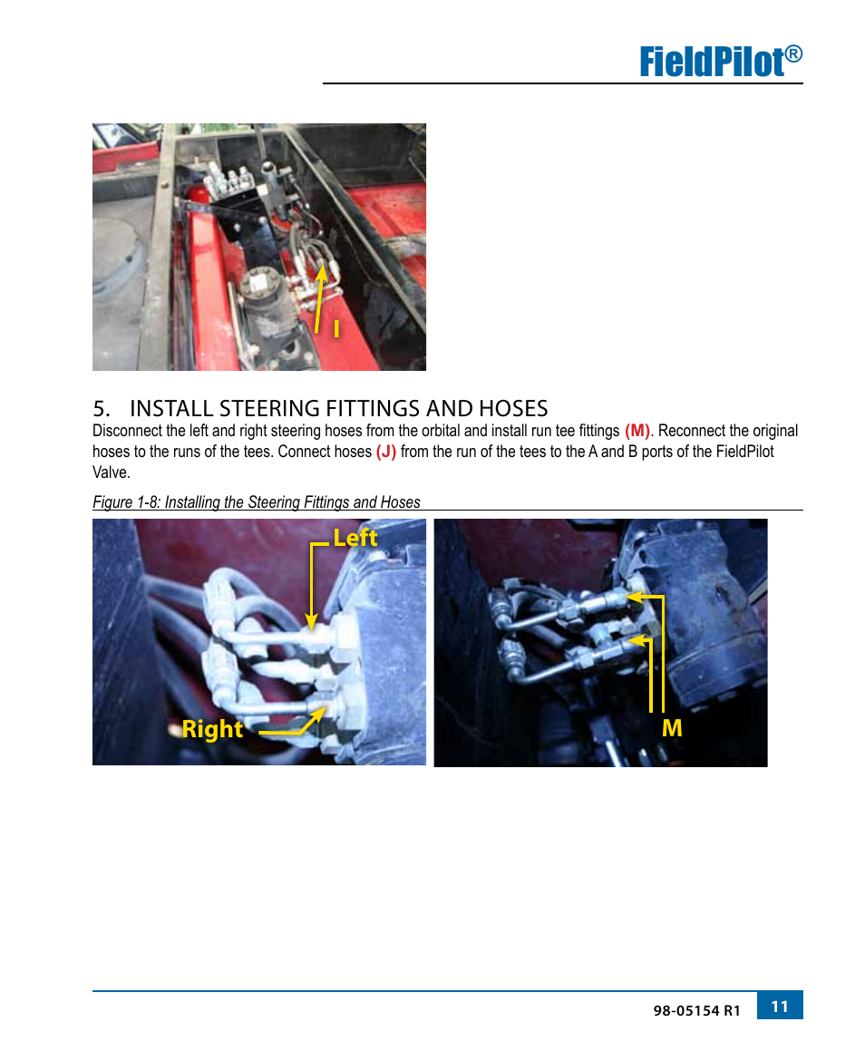 Fieldpilot, Left right | TeeJet FieldPilot Install Case SPX 3150-3185 User Manual | Page 12 / 19