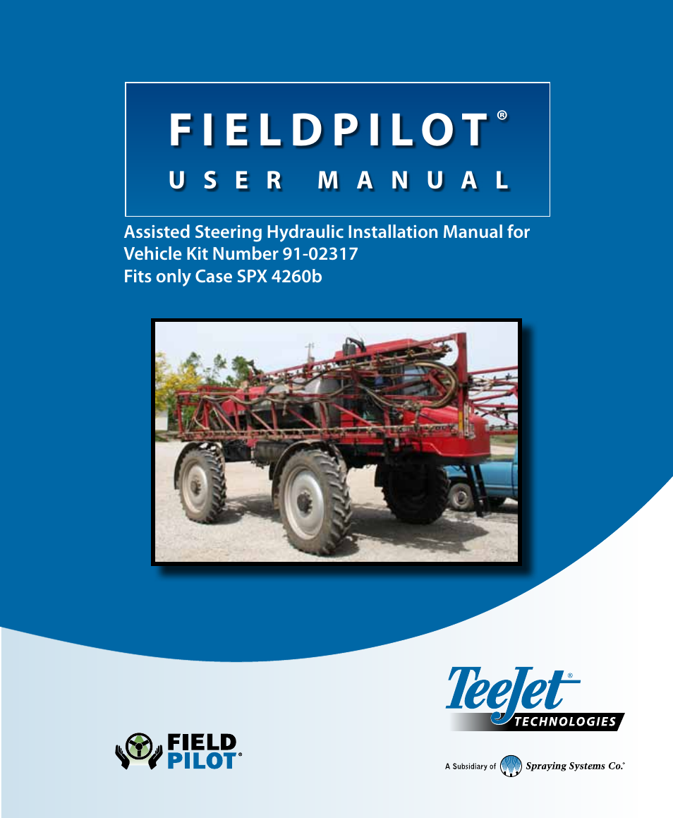 TeeJet FieldPilot Install Case SPX 4260b User Manual | 18 pages