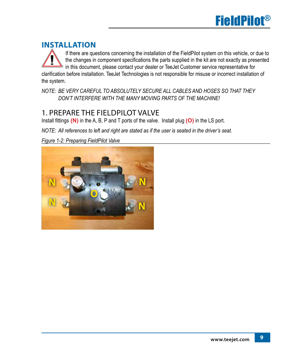 Fieldpilot | TeeJet FieldPilot Install Case SPX 4260b User Manual | Page 10 / 18