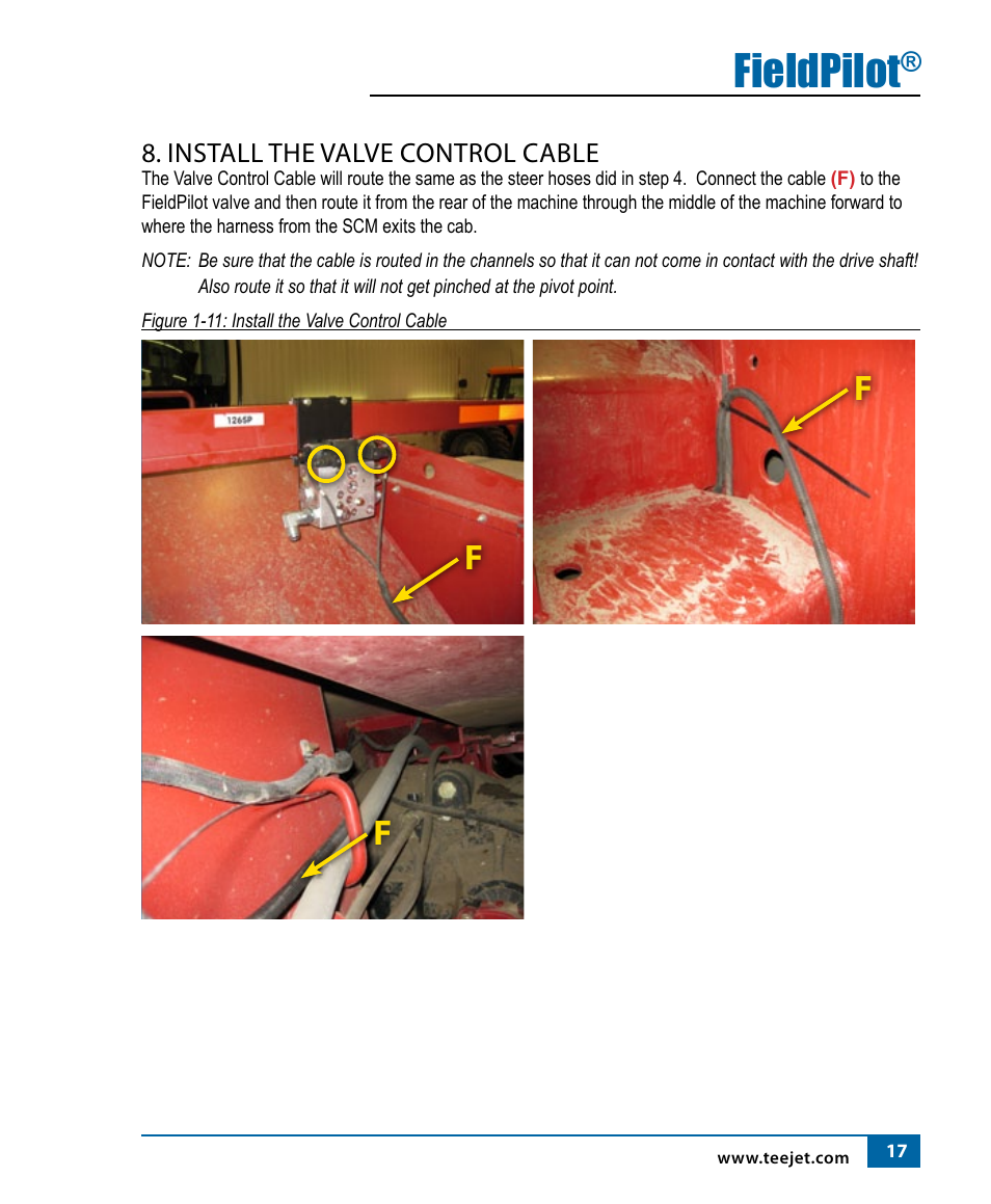 Fieldpilot | TeeJet FieldPilot Install Case STX, NH TJ, NH T90X0 User Manual | Page 19 / 24