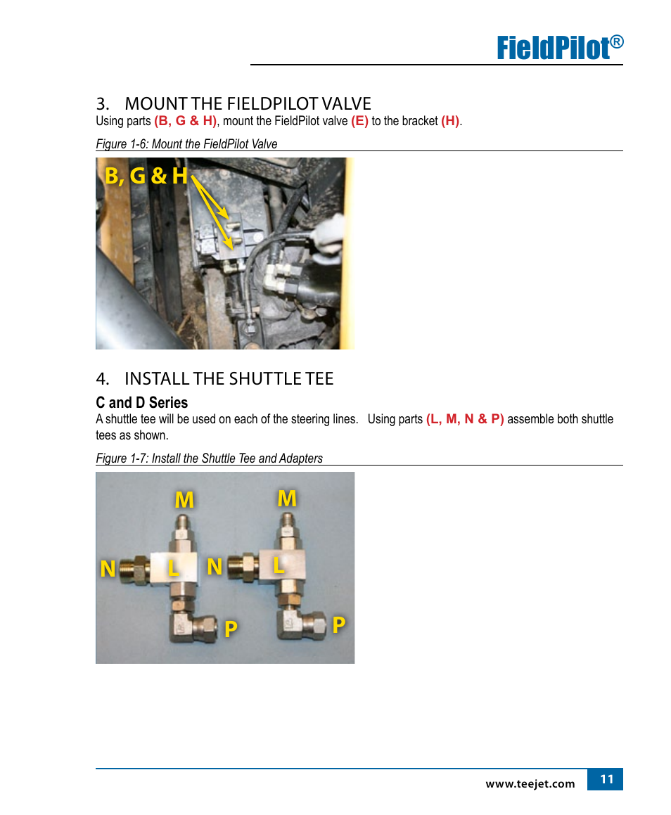 Fieldpilot | TeeJet FieldPilot Install CAT C-D-E 65-75-85-95E User Manual | Page 13 / 24