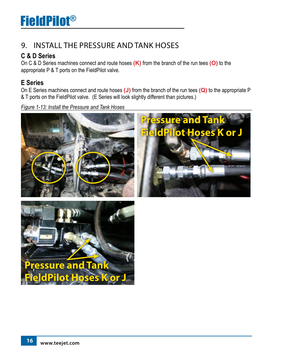Fieldpilot | TeeJet FieldPilot Install CAT C-D-E 65-75-85-95E User Manual | Page 18 / 24