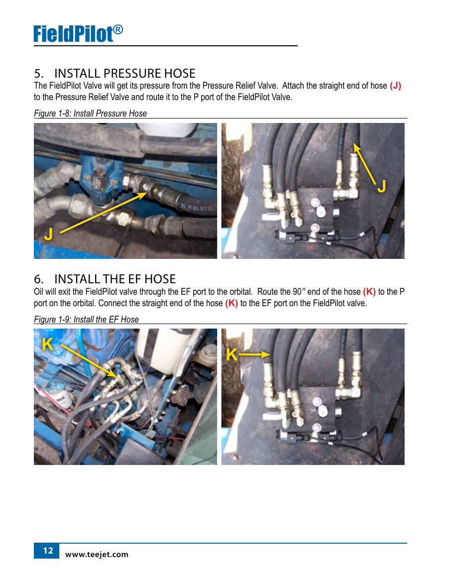 Fieldpilot | TeeJet FieldPilot Install Ford Versatile 8x6-9x6 User Manual | Page 14 / 20