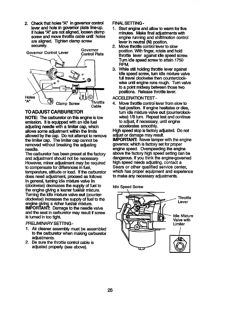 Craftsman 917.258010 User Manual | Page 26 / 60