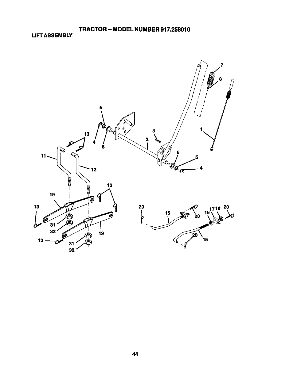 Craftsman 917.258010 User Manual | Page 44 / 60