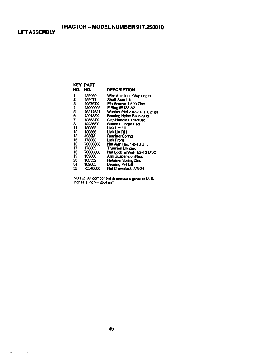 Craftsman 917.258010 User Manual | Page 45 / 60