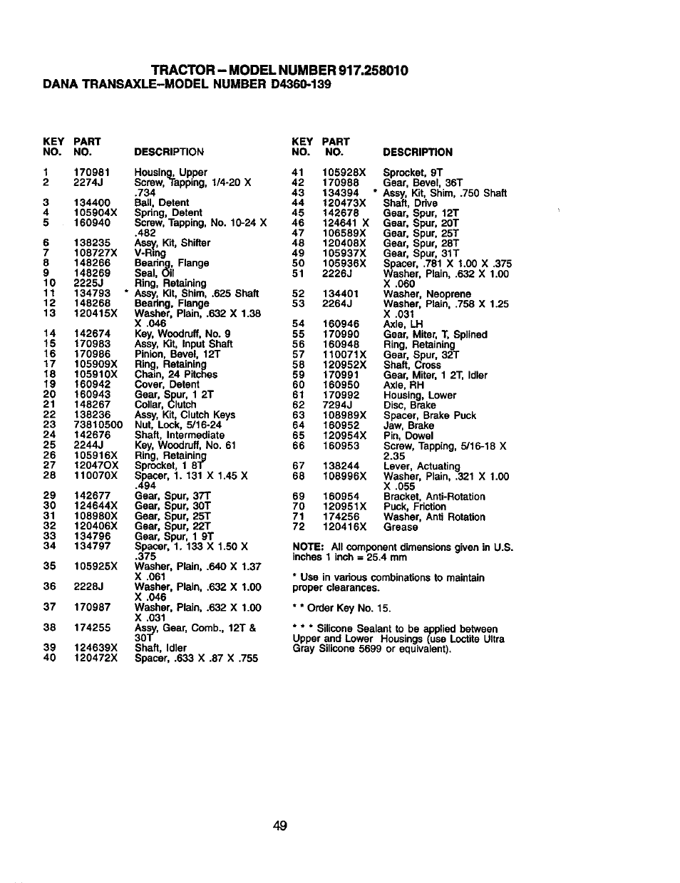 Craftsman 917.258010 User Manual | Page 49 / 60
