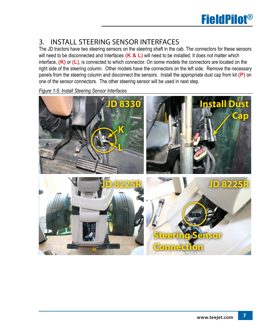 Fieldpilot | TeeJet FieldPilot Install John Deere 8xxx User Manual | Page 9 / 16