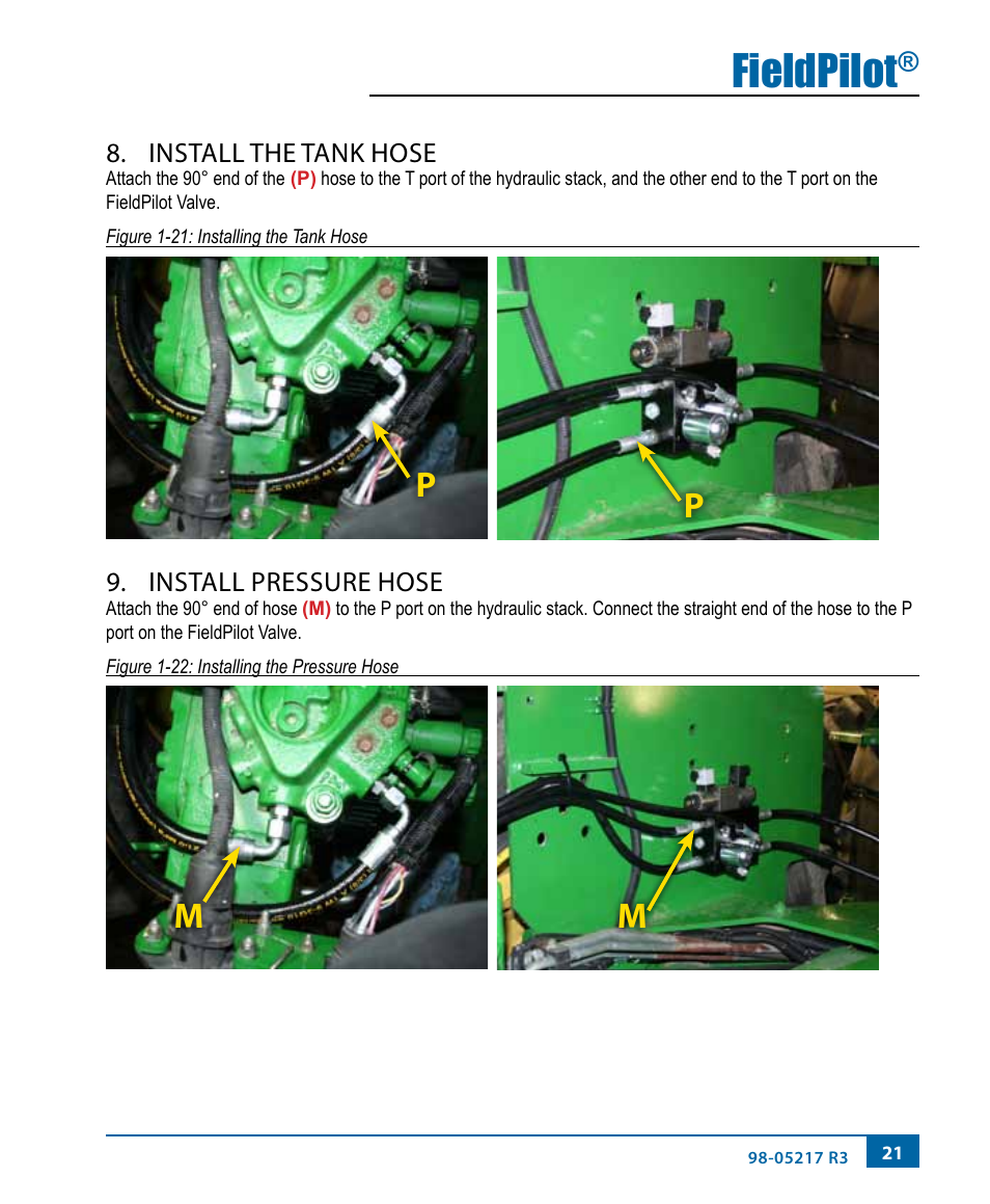 Fieldpilot | TeeJet FieldPilot Install John Deere 9x00-9x20 User Manual | Page 25 / 32