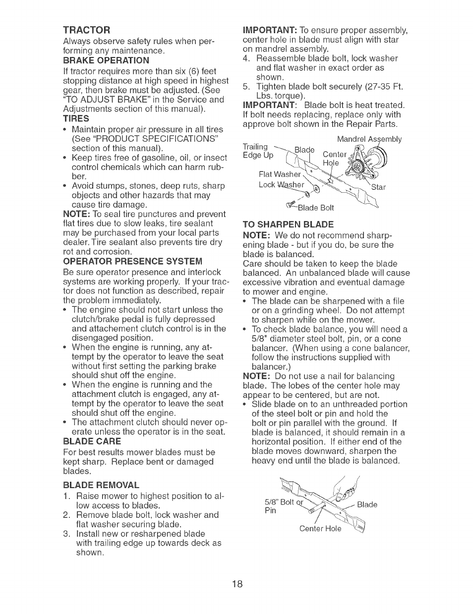 Tractor | Craftsman 917.273631 User Manual | Page 18 / 56