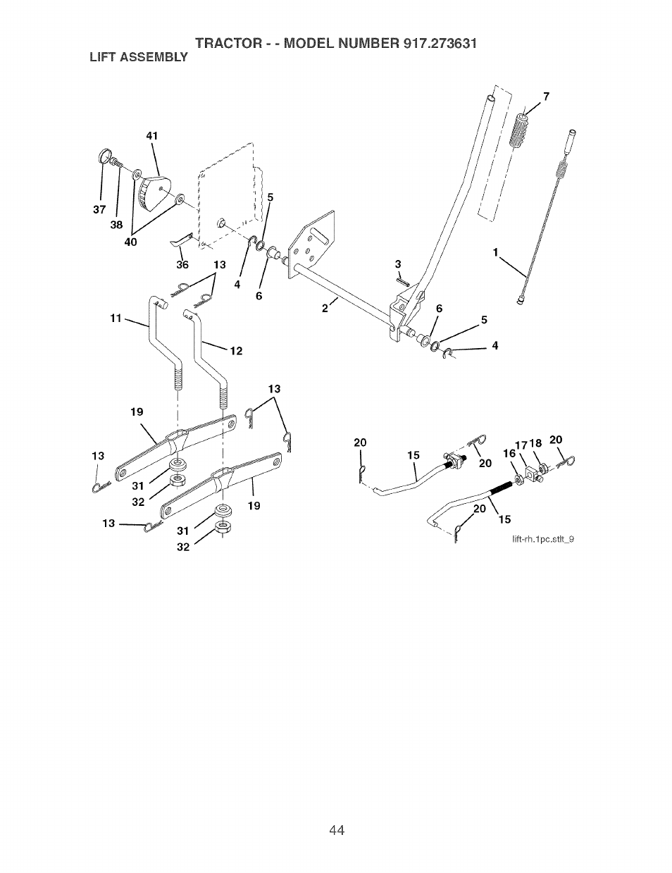 Craftsman 917.273631 User Manual | Page 44 / 56