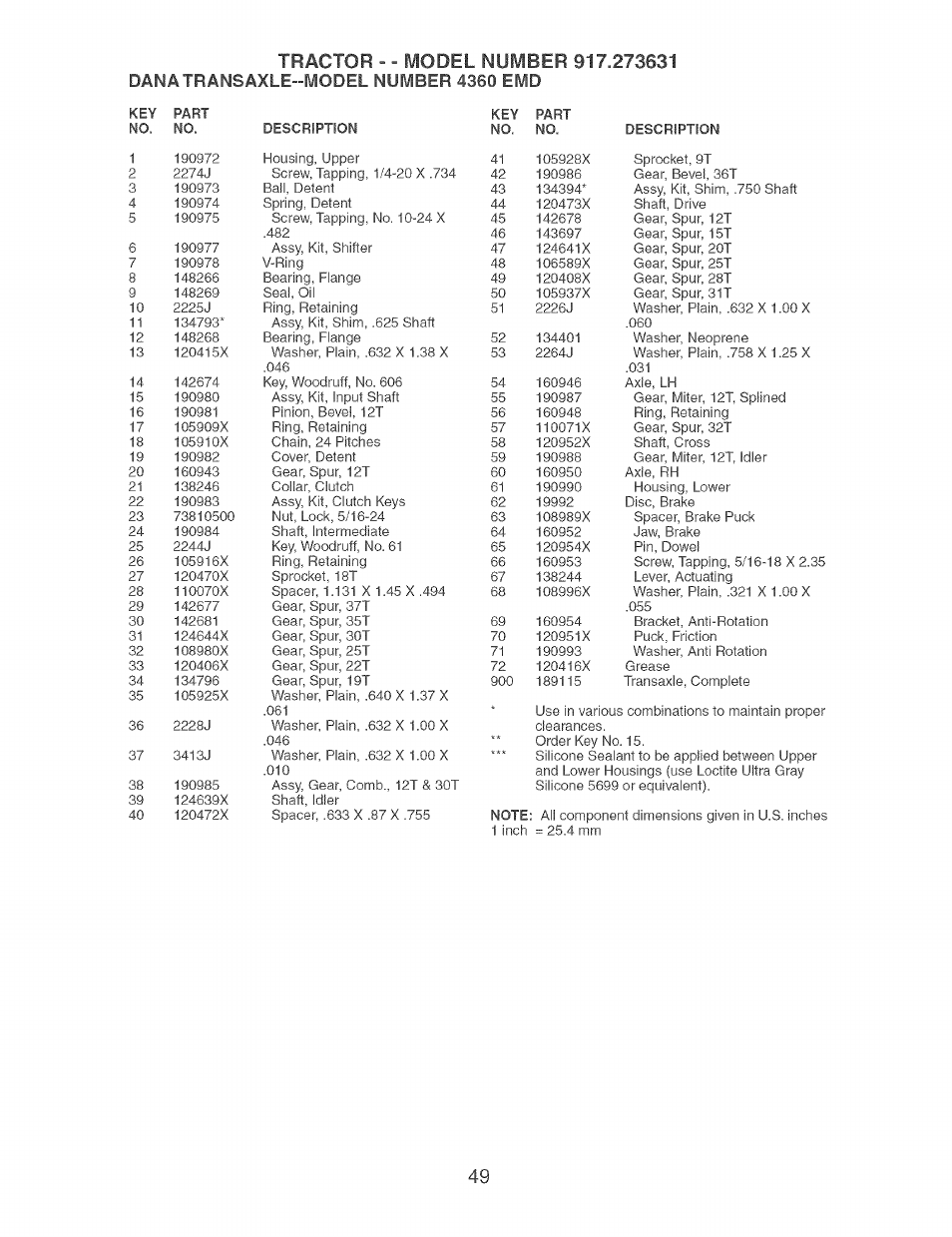 Craftsman 917.273631 User Manual | Page 49 / 56