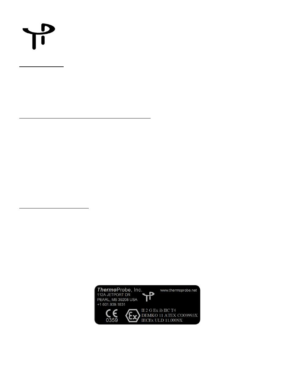 Instrucciones para la serie tl1, Introducción, Información de seguridad antes del uso | Seguridad intrínseca, Aprobaciones de seguridad para los termómetros tl1 | ThermoProbe TL1 User Manual | Page 13 / 37