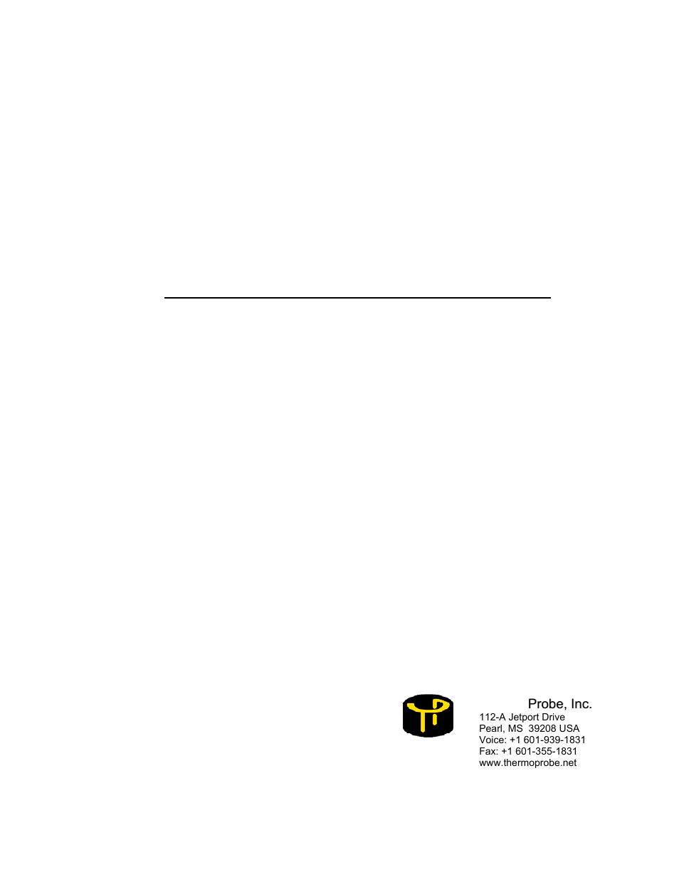ThermoProbe TP5-C User Manual | Page 3 / 3