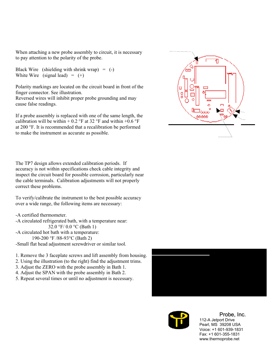 ThermoProbe TP7 User Manual | Page 2 / 2