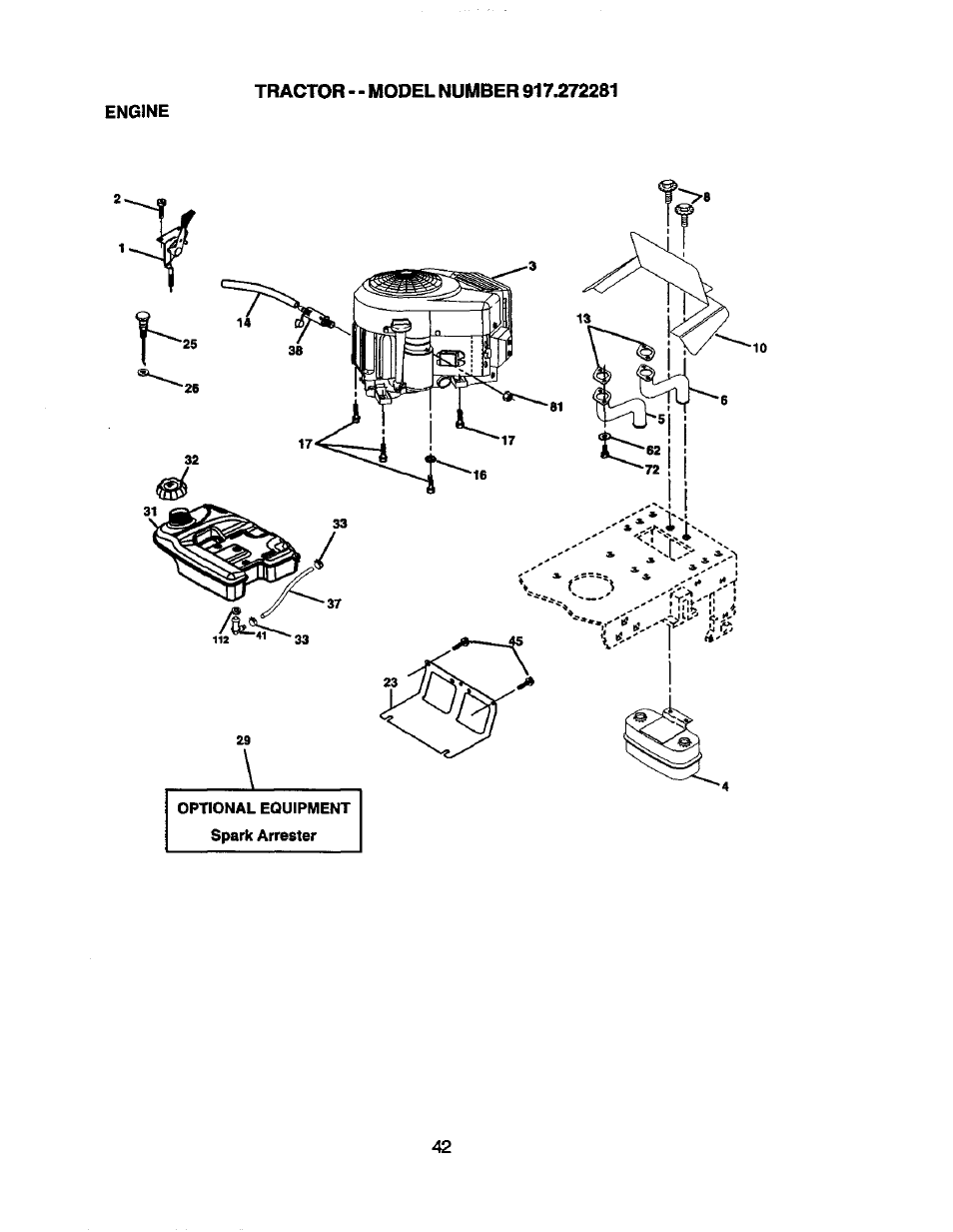 Engine | Craftsman 917.272281 User Manual | Page 42 / 60