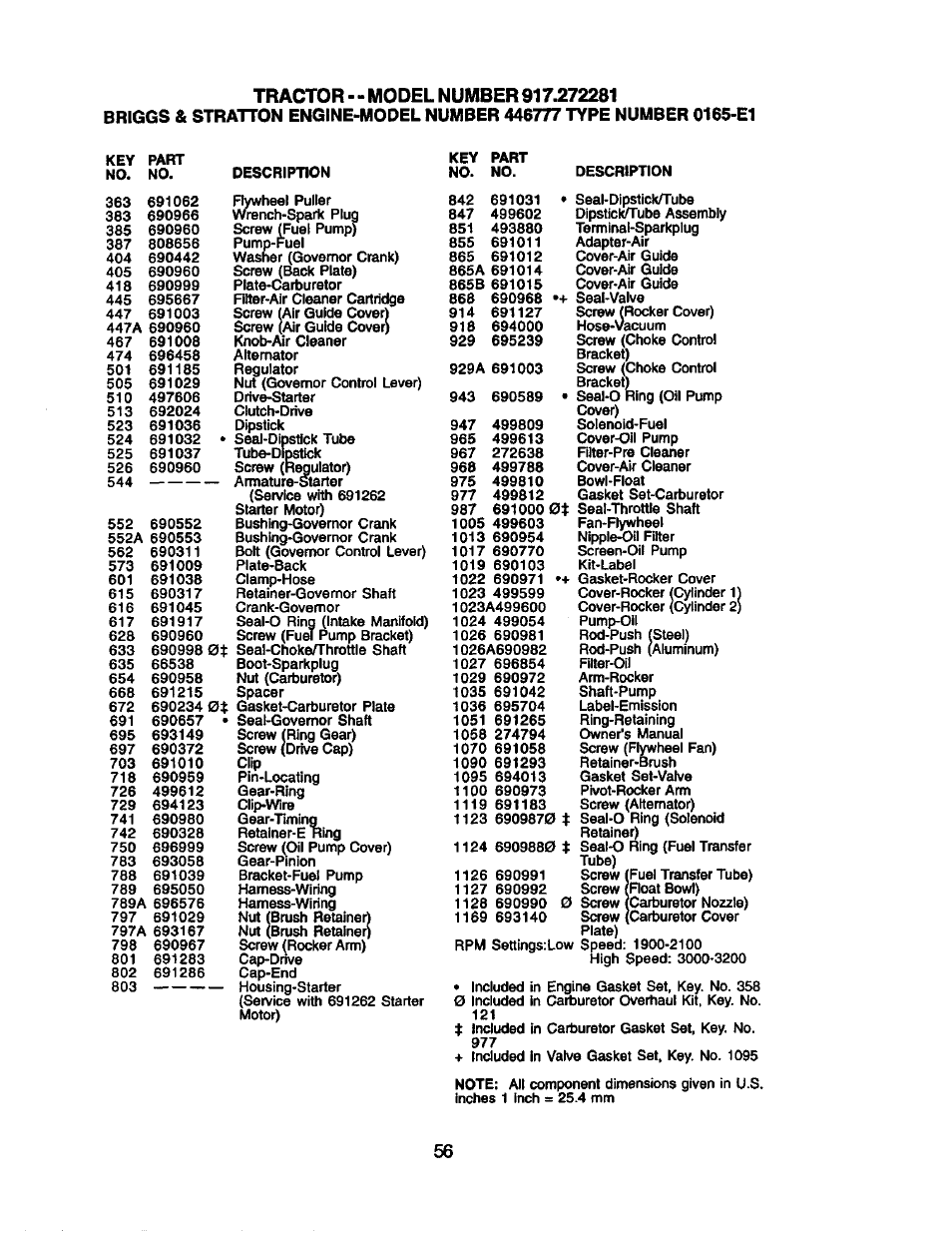 Craftsman 917.272281 User Manual | Page 56 / 60